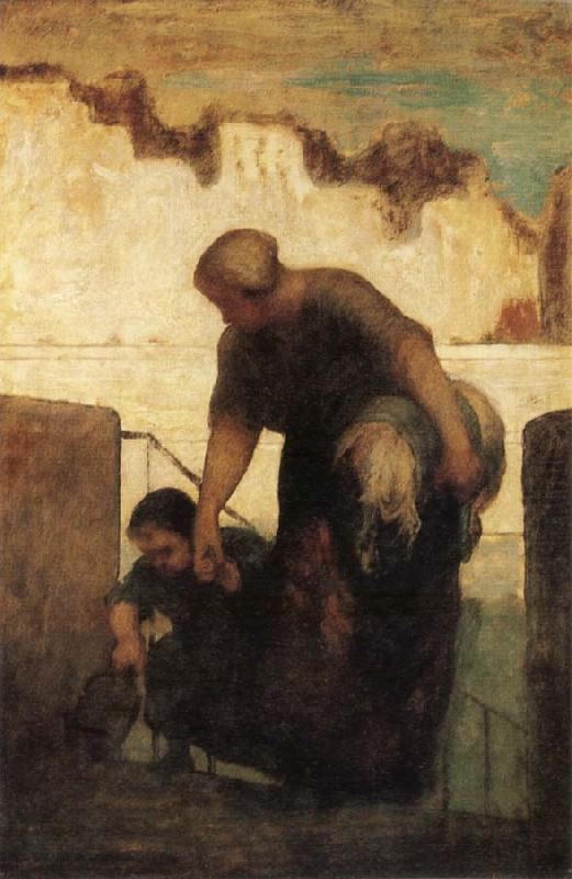 Honore Daumier The Washerwoman china oil painting image